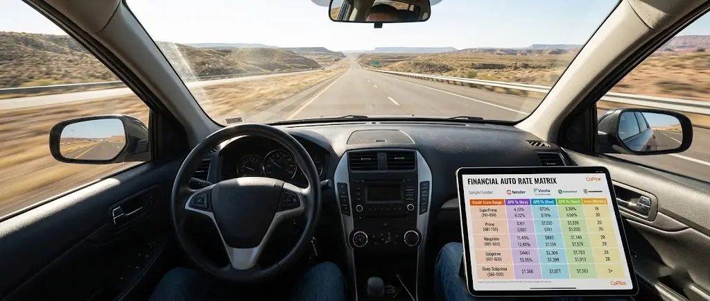 Reviewing subprime interest rates for car loans bad credit programs.
