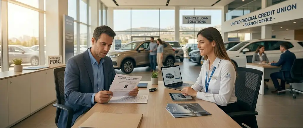 Comparing direct vs. dealership auto loan financing methods.